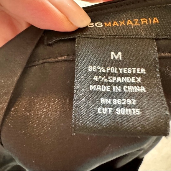 BCBGMaxazria‎ sleeveless black and white dress dots & diamonds pattern size M - Picture 3 of 4